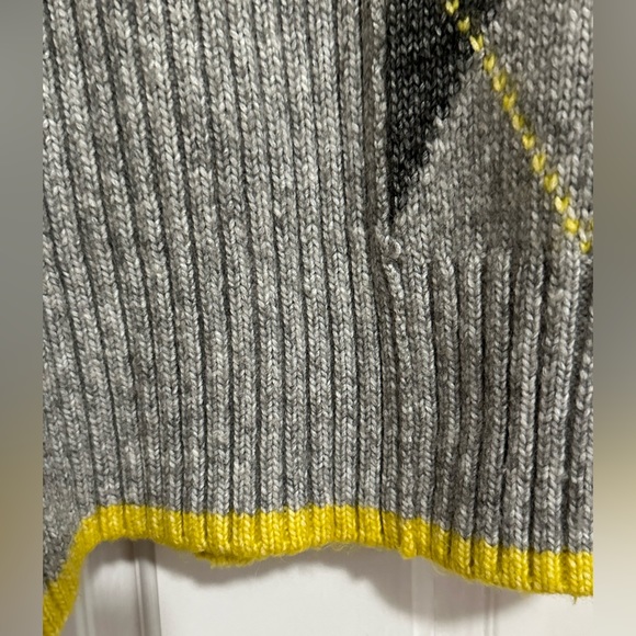 {Pringle Of Scotland X H&M} Argyle Ribbed Sweater - Sz M - Picture 5 of 12